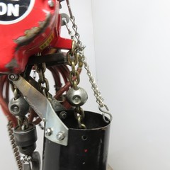 ARO 7756E-2C10-C6 1/2 Ton Air Hoist 10′ Travel Pendant Operated Missing Hook