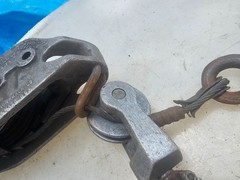Lincoln 215R LUG-ALL 2250 lbs Ratcheting Cable Hoist USA – Works Great No Handle