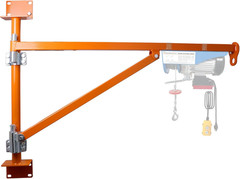 Wall Mount Jib Crane, Hoist Support Arm with 180°Swing, Electric Scaffolding Lif