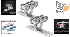 Hoist Trolley 6-Wheel Assembly for Unistrut Garage Hoist Systems