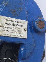 Vestil EPC-10 Vertical Plate Clamp, .5 Ton Max jaw Opening.0 -9/16