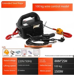 220V Portable Home Use Hoist and Winch Remote-Controlled Suspended Lift