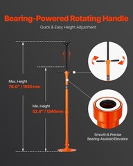 Sturdy Alloy Steel Underhoist Jack Stand with U-Shaped Tray – 1653 lbs Capacity