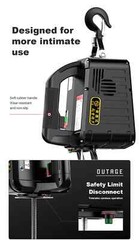 Micro Electric Hoist 220v Portable Crane, Building Remote Control Electric Hoist
