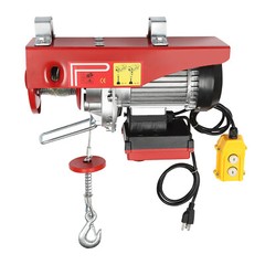 850W Electric Hoist 880 lbsCrane Winch Wired Remote Control Electric Lift
