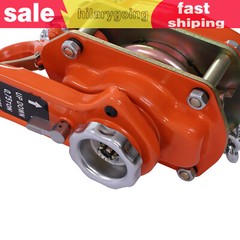 1650LBS 3/4 Ton 10ft Lever Block Chain Hoist Ratchet Type Come Along Puller !