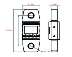 3000KG 3T Crane Scale High Precision Weighing Scale Digital Hanging Scale New