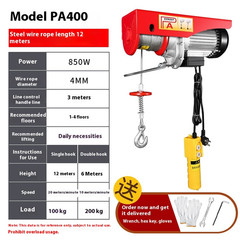Miniature Electric Hoist Home Crane Hoist Decoration Winch Fast Lifting Crane
