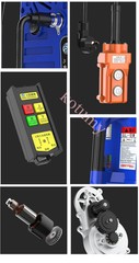 Electric Hoist Winch Portable Crane Wireless or Wire Remote Control Lifting