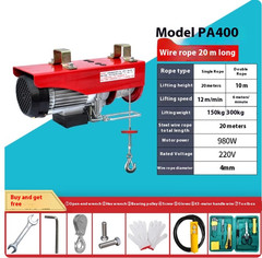 Mini Electric Hoist 220V Home Use Crane Hoist Small 1 Ton 0.5 Ton Home Use