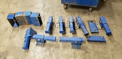 15 Ton Rolling Gantry Crane with 18′ Span-Adjustable Height 7.8ft-12.9ft NYS USA