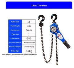 Hand Wrench Hoist Manual Tightener Tensioner Hand Hoist Manual Hoist