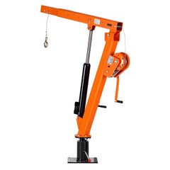 VEVOR Truck Crane 2000 lbs Manual Pickup Hitch with Hand Winch Hydraulic Jack