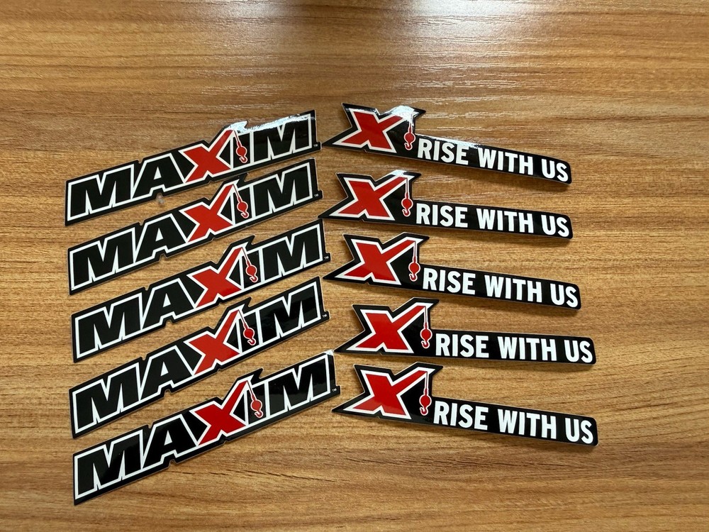 Maxim Crane Hard Hat Stickers Multi Pack