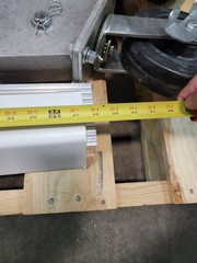 CM Model F 1/2 ton Electric Hoist, 16 fpm 4.8 mpm w/ stand