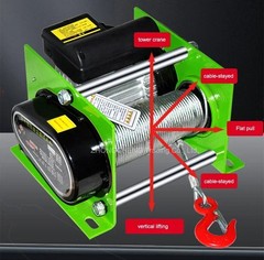 220V/380V Hoist Electric Hoist Household Small Crane Quick Lifting Crane