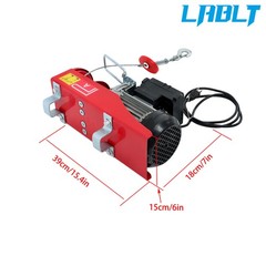 LABLT 880lbs Automatic Lift Electric Hoist with 328ft Wireless Remote Control