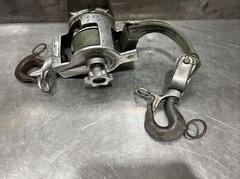 Chance Hoist 1 Ton Hot Stick Ratcheting Strap Hoist. Item ID #26. Used Surplus
