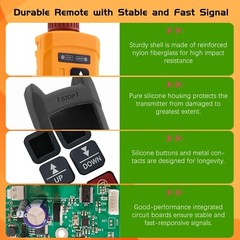 Wireless Lift Winch Trailer Electric Chain Hoist Crane Radio Remote Control I…