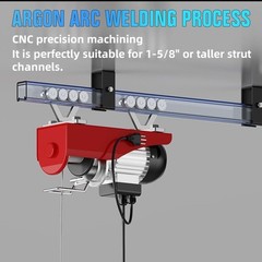 8-Wheel Hoist Trolley for Electric Hoists – Silent & Durable 6613 lbs Strength