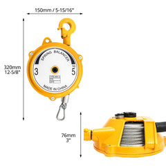 2 Pack Spring Balancer, 7-11Lbs(3-5Kg) Retractable Balancer with 5 Ft Long Wire