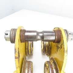 1 Ton 2000LB Push/Pull Hoist Beam Trolley 3″ To 5-1/2″ Flange