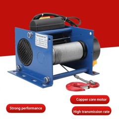 11m/min Electric Wire Rope Hoist 1000W micro electric winch set 200-400kg 30m