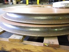 85 TON /30 TON AUX WHITING SHEAVE BLOCK-NEW, UNUSED W/COVER-BEARING