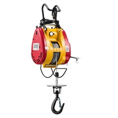 Uimoso 2-in-1 Electric Hoist Winch 660 lbs with Wired & Wireless Remote Control