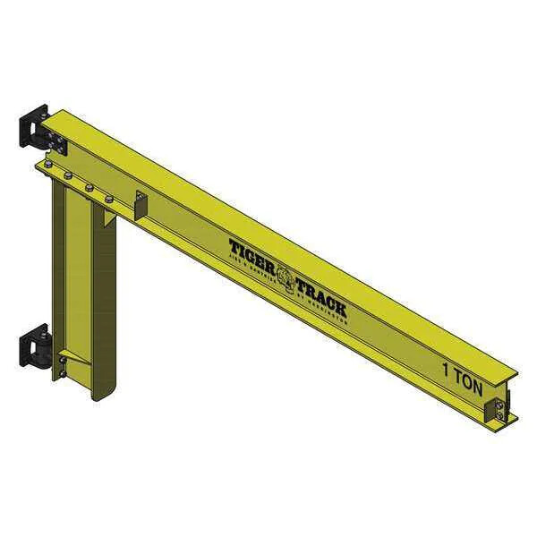 NEW! Harrington Jib Crane 10′ Reach, Wall Mounted, 4,400 lb Capacity!!