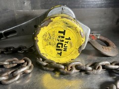 Tugit 1 Ton Ratchet Chain Hoist Come-A-long Winch Rigging. Item ID #1