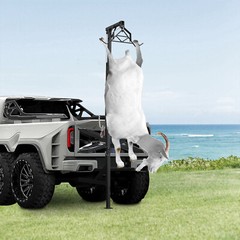 272kg/600lbs Vehicle Mounted Truck Deer Hoist Game Lifting Hoist Manual Crane