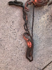 COFFING 3/4-1-1/2 ton Chain Fall Hoist