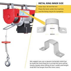 Electric Hoist w/Remote Control, 110V Lifting Height Electric Winch for Garage
