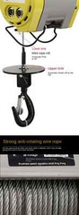 Electric Hoist 220V Adjustable Speed Home Lifting and Hoisting Machine