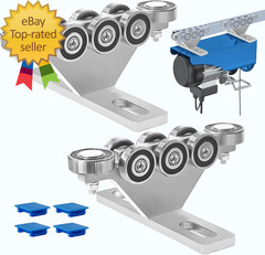 Hoist Trolley 6 2 Wheel Unistrut Rollers Anti Lock Anti Fall Electric Unistru