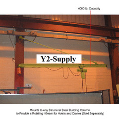 NEW! Top-Braced Wall Mounted Jib Crane-12 Ft-2,000 Lb. Capacity!!