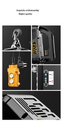 500KG Electric Hoist Lift Portable Small Crane Electric Winch with Remote Contro