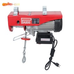 1760lbs 1350W Electric Hoist 328ft Wireless Remote Control for Garage Warehouse