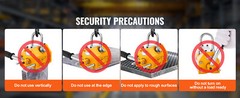 100/200/400/600KG Steel Magnetic Lifter Heavy Duty Crane Hoist Lifting Magnet