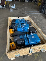 Lot of 8 — DEMAG DC-Pro 2.5 Ton Electric Chain Hoists | 440-480V | IP55 | Full D