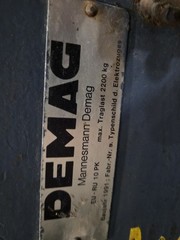demag EU-RU 10PK ceiling hoist 2 Ton