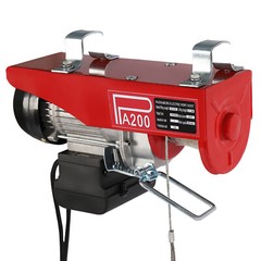 440Lbs Electric Hoist Winch Lifting Engine Crane Ceiling Pulley Crane 480W