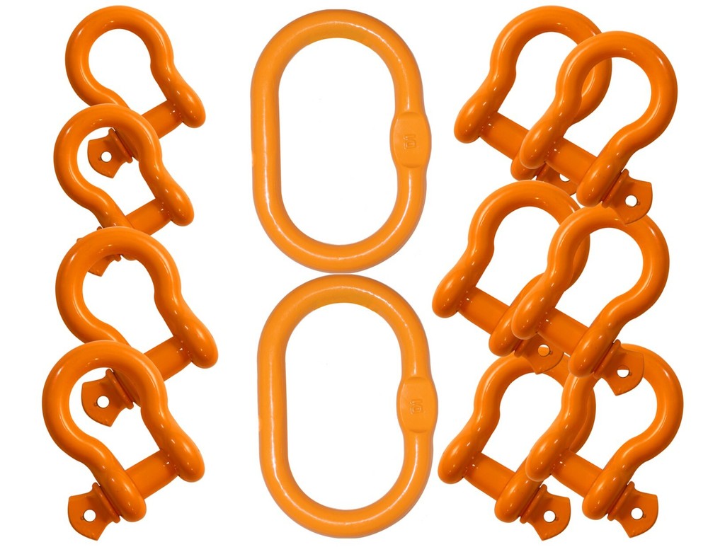 Rigging Shackle Kit Extreme Duty for Jobsite Crane Construction Jobs All Alloy