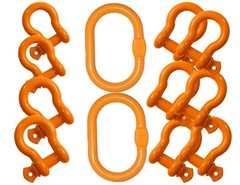 Rigging Shackle Kit Extreme Duty for Jobsite Crane Construction Jobs All Alloy