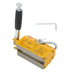 Magnetic Lifter 440lbs Lifting Capacity 2.5 Safety Factor Yellow Magnetic Crane