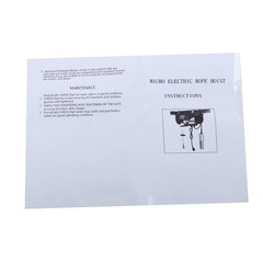 880lb Electric Hoist with 328ft Remote Control, 40ft/20ft Lifting Height 110 V