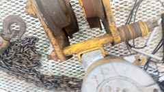 1950’s-60’s Manning, Maxwell & Moore, Inc (MMM) Air Operated Budgit Chain Hoist