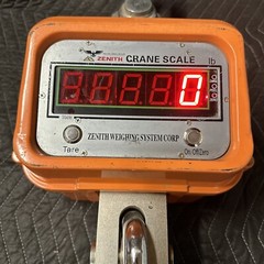 Zenith Heavy Duty Digital Crane Scale w/1″ LED Display