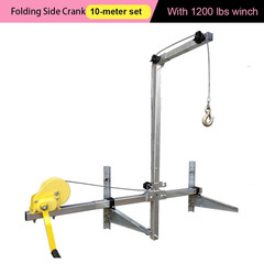 Foldable Crane Air Conditioner Lifting Bracket Lightweight Lifting Machine Brack